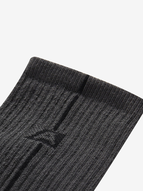 ALPINE PRO Șosete unisex cu tratament antibacterian ALPINE PRO BANFF 2 gri