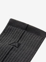 ALPINE PRO Șosete unisex cu tratament antibacterian ALPINE PRO BANFF 2 gri