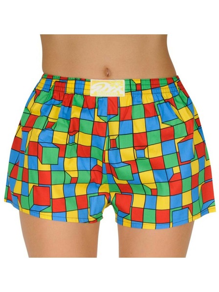Styx Pantaloni scurți cu carouri din cauciuc clasic Styx art pentru femei