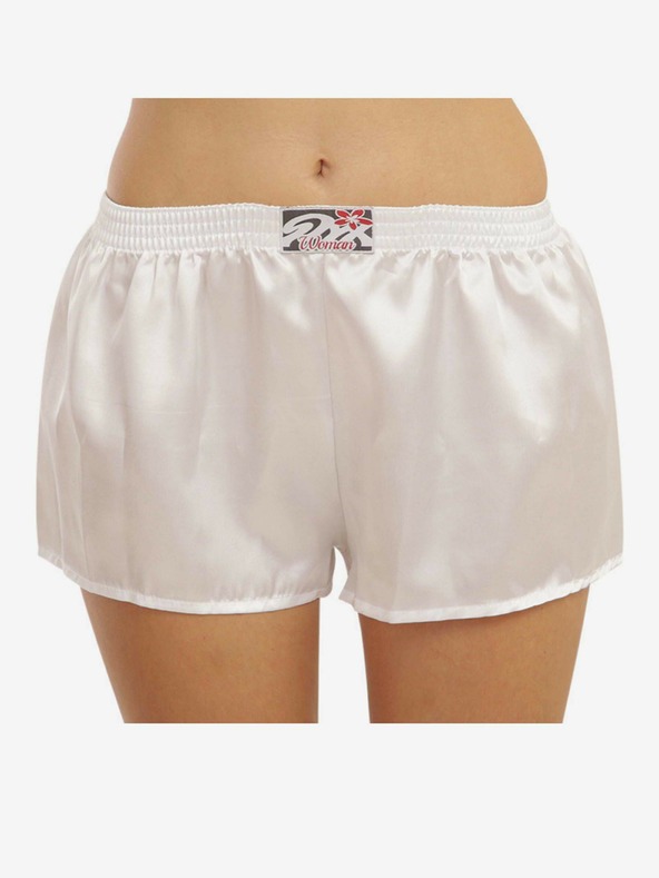 Styx Pantaloni scurți din cauciuc pentru femei Styx Classic Satin White