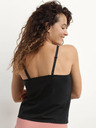 DIM Top negru fără cusătură pentru femei Dim Body Touch Top