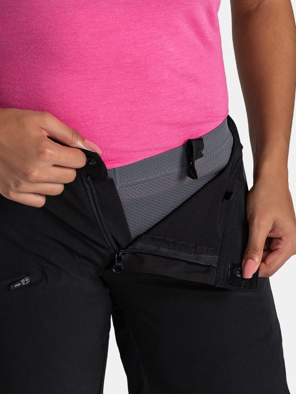 Kilpi Pantaloni scurți de ciclism Kilpi Trackee negri pentru femei