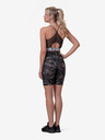 Nebbia Pantaloni scurți negri cu model pentru femei Nebbia Biker Shorts