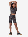 Nebbia Pantaloni scurți negri cu model pentru femei Nebbia Biker Shorts