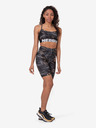 Nebbia Pantaloni scurți negri cu model pentru femei Nebbia Biker Shorts