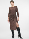 Orsay Rochie midi maro deschis pentru femei ORSAY