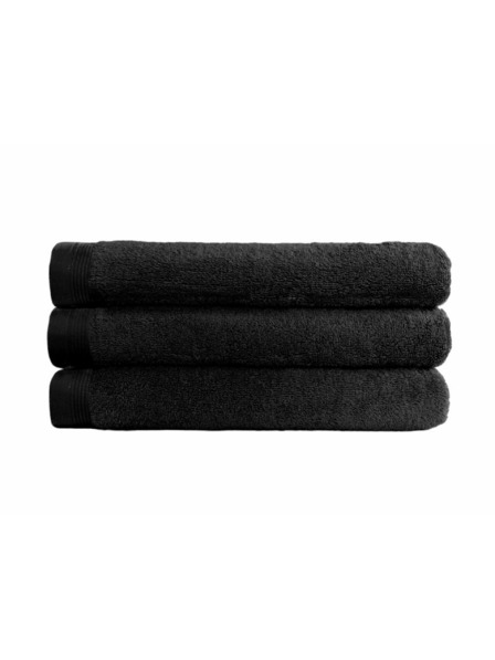 Kapatex Prosop din frotir Clasic 50x100cm negru
