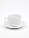 Maxwell & Williams Maxwell & Williams Ceașcă și farfurioară espresso din porțelan alb