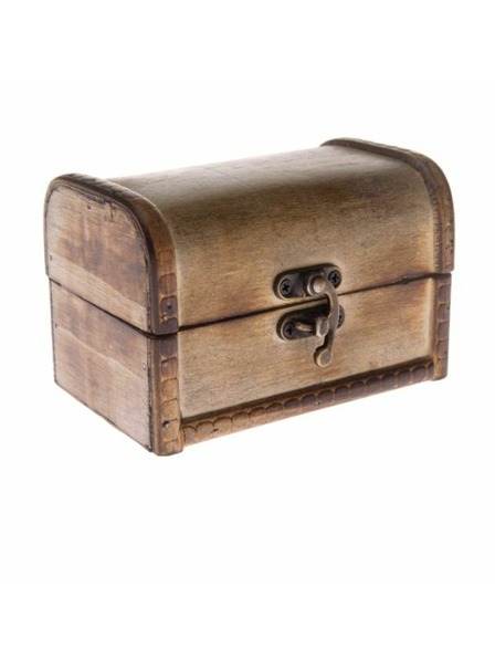 Casa de Engel Cutie mică din lemn, maro deschis, 0/125