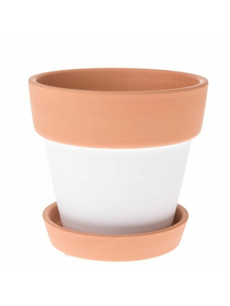 Casa de Engel Suport ceramic pentru ghiveci cu farfurie, 0/12