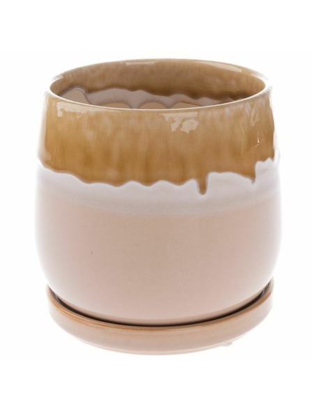 Casa de Engel Ghiveci ceramic cu bol, galben, 0/12