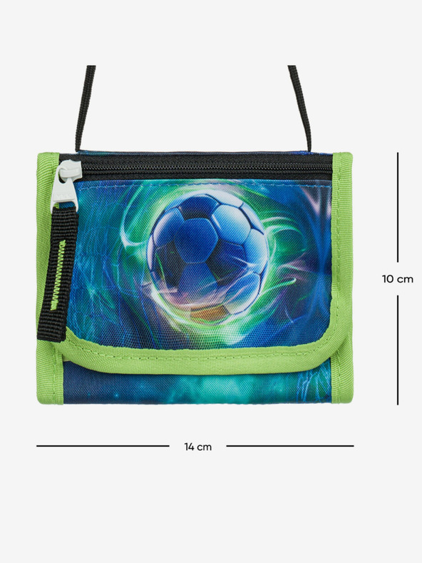 BAAGL  Blue Neck Wallet Football Ball Baagl