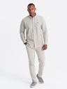 Ombre Clothing Cămașă bărbați din bumbac REGULAR FIT cu dungi fine Ombre Clothing