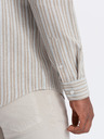 Ombre Clothing Cămașă bărbați din bumbac REGULAR FIT cu dungi fine Ombre Clothing