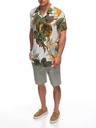 Ombre Clothing Tricou cu mâneci scurte cu model din viscoză pentru bărbați OM-SHPS-0113 Ombre Clothing alb