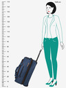 Travelite Travelite Basics Wheeled duffle bag S Navy/orange