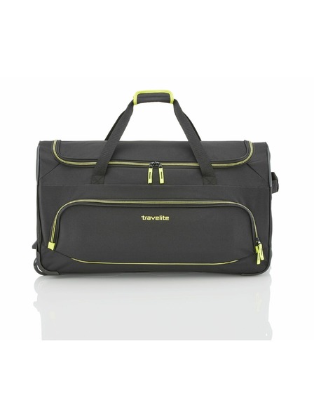 Travelite Geantă Duffle cu roți Travelite Basics Fresh - Negru