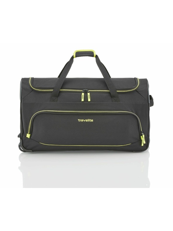 Travelite Geantă Duffle cu roți Travelite Basics Fresh - Negru