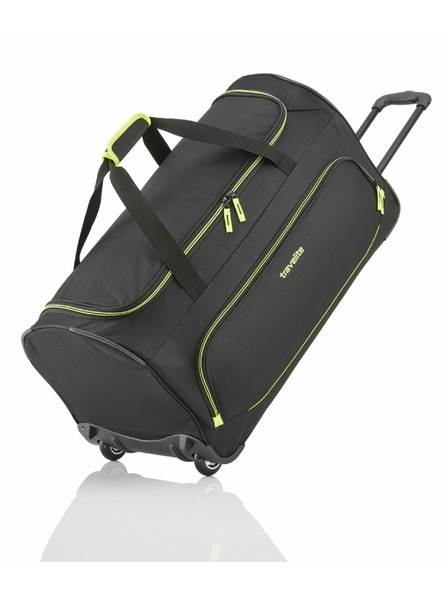 Travelite Geantă Duffle cu roți Travelite Basics Fresh - Negru