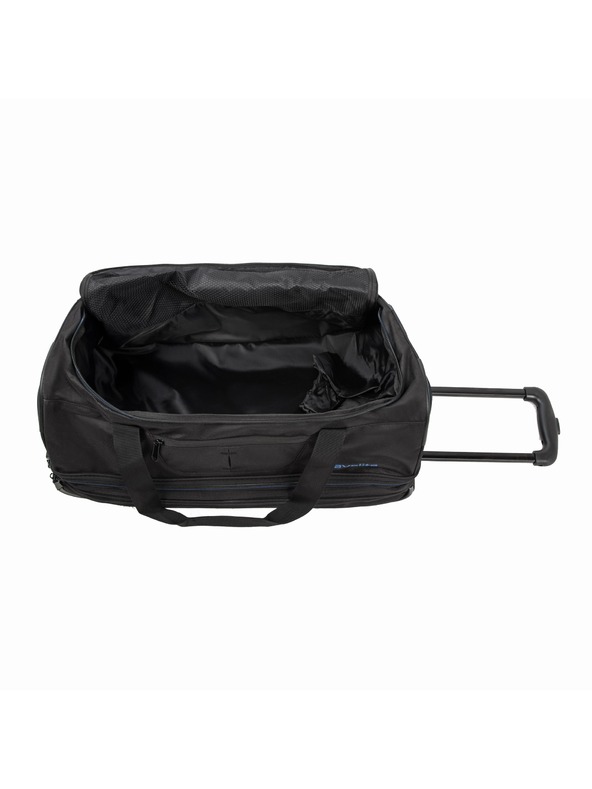 Travelite Travelite Basics Geantă duffle cu roți S Negru/albastru