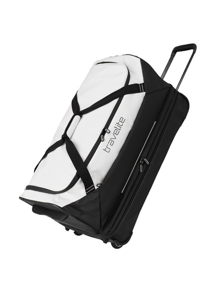 Travelite Travelite Basics Wheeled Duffle exp. Negru/alb