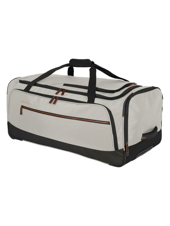 Travelite Travelite Crosslite 5.0 Wheeled Duffle L Alb nisip
