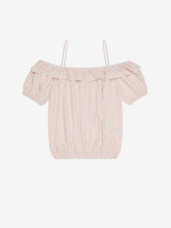 Moodo Bluză cu model pentru femei roz deschis Moodo