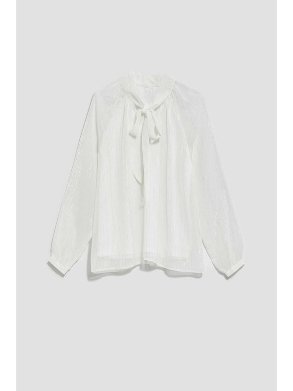 Moodo Bluză albă pentru femei Moodo