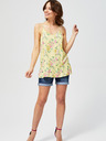 Moodo Top floral galben pentru femei Moodo