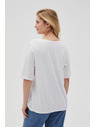 Moodo Tricou alb pentru femei Moodo