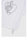 Moodo Tricou alb pentru femei Moodo