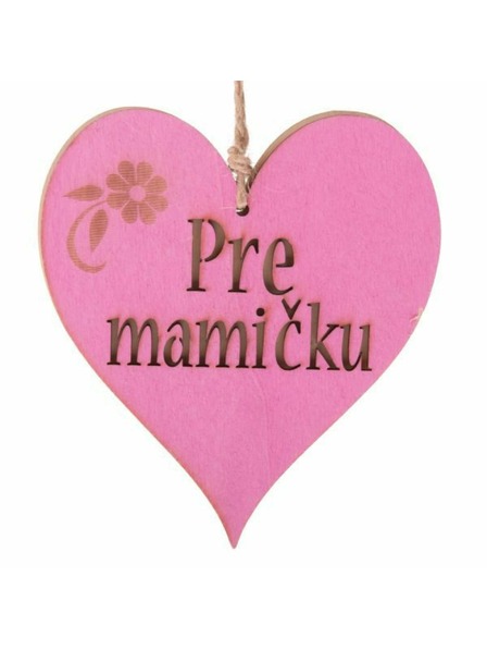 Casa de Engel Inimioară suspendată din lemn cu inscripție (SK), 0/150