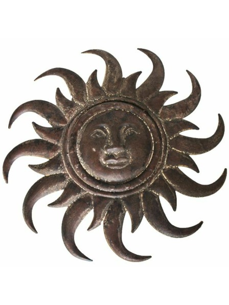 Casa de Engel Decorațiune de perete din metal - soare, 0/12