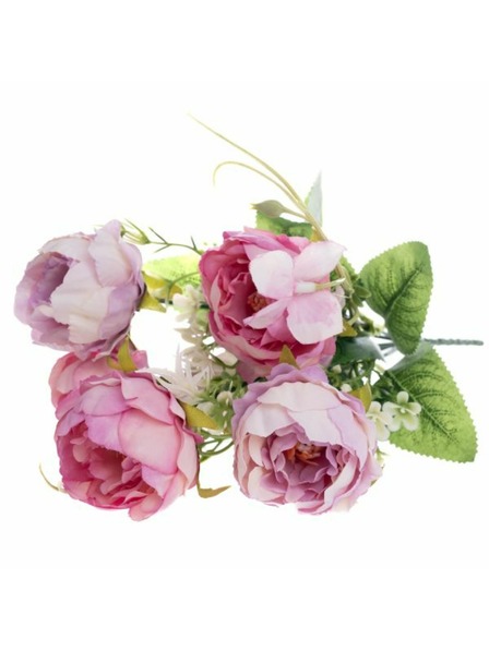 Casa de Engel Buchet artificial de bujori, roz, 48/384