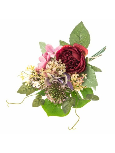 Casa de Engel Buchet artificial de bujori și hortensii cu monsteriță, 24/144