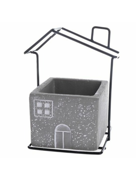 Casa de Engel Înveliș din beton pentru ghiveci cu căsuță metalică, 0/24