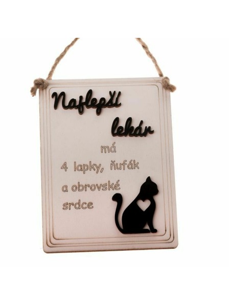 Casa de Engel Pancartă suspendată din lemn cu inscripție (SK), 0/50