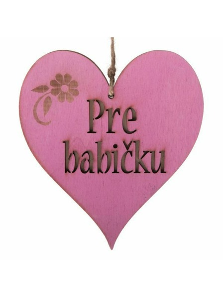 Casa de Engel Inimioară suspendată din lemn cu inscripție (SK), 0/150