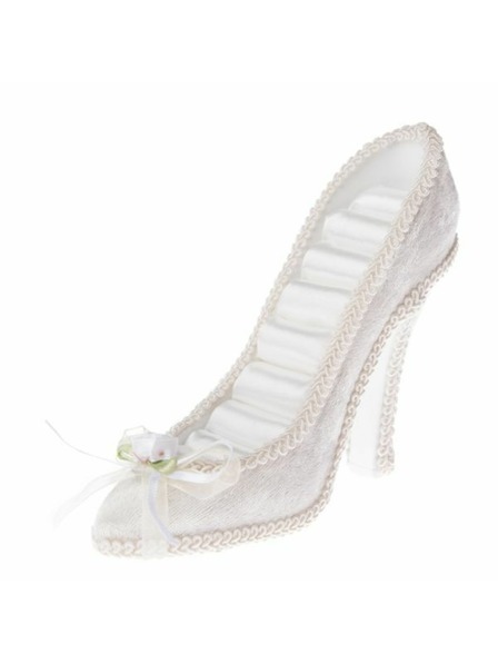 Casa de Engel Suport pentru bijuterii - pantof (lemn, catifea), 1/24