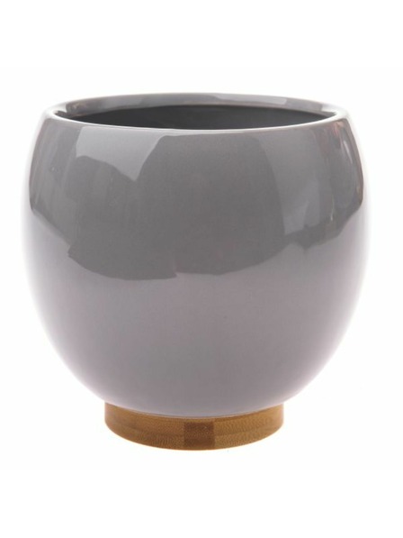 Casa de Engel Înveliș ceramic pentru ghiveci, gri, 0/8