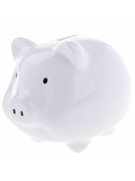 Casa de Engel Pușculiță ceramică - purcel, albă, 0/12