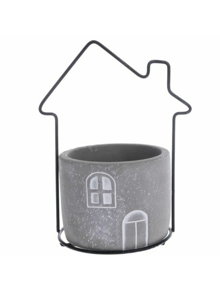 Casa de Engel Înveliș din beton pentru ghiveci cu căsuță metalică, 0/6