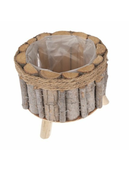 Casa de Engel Jardinieră din lemn cu PVC pe picioare, 0/16