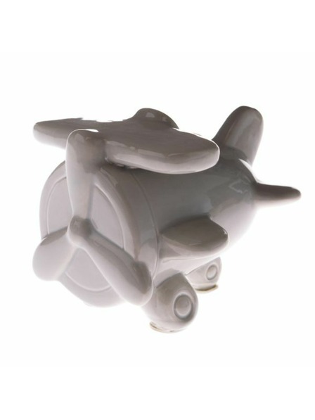 Casa de Engel Pușculiță ceramică - avion, gri, 0/18