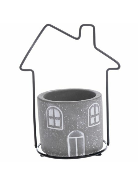 Casa de Engel Înveliș din beton pentru ghiveci cu căsuță metalică, 0/24