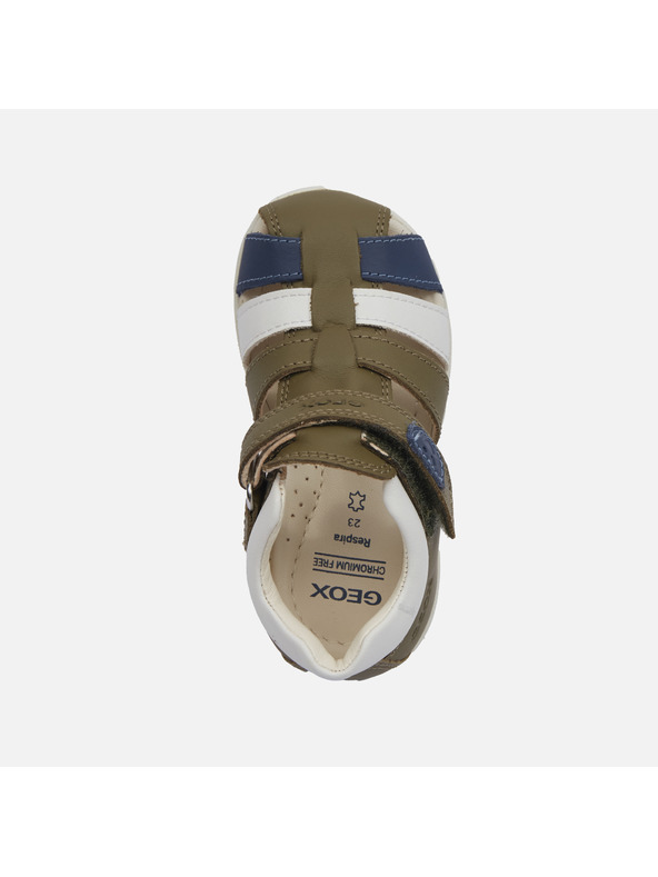 Geox Sandale verzi deschis pentru băieți Geox Macchia