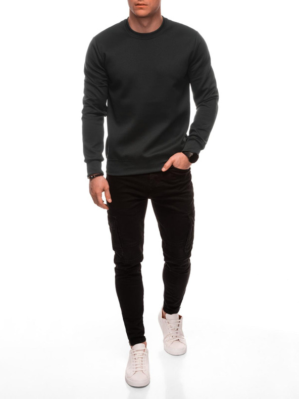 Edoti Hanorac pentru bărbați cu glugă B1710 - negru EDOTI