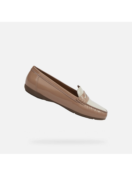Geox Mocasini Geox Annytah moc pentru femei, maro deschis