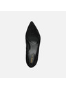 Geox Pantofi cu toc de damă negri Geox Faviola