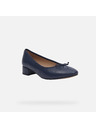 Geox Pantofi cu toc de damă albastru închis Geox Floretia